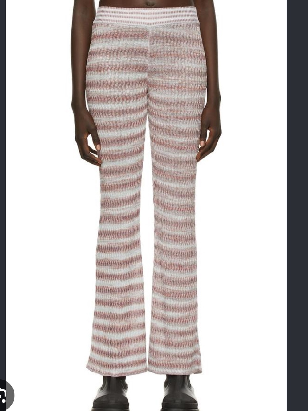 Eckhaus Latta Flared Knit Pant
